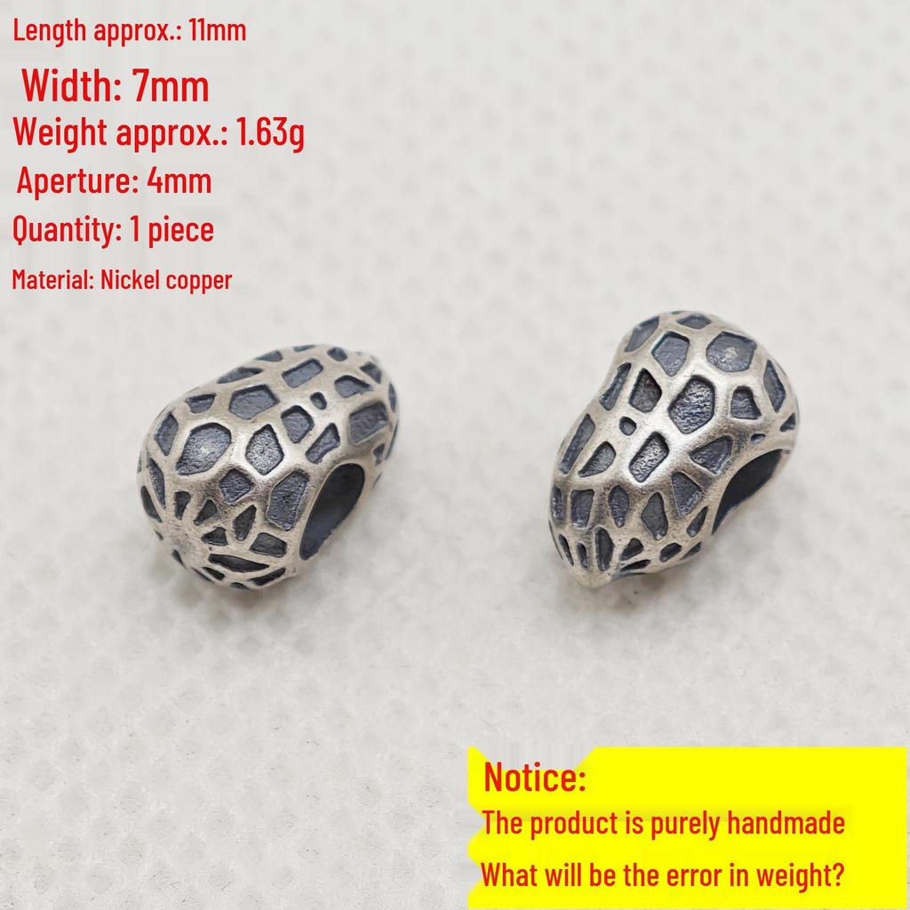Sterling Silver Lotus Barrel Bead Charms - 99 Fine Silver, 3D Handmade for DIY Jewelry.