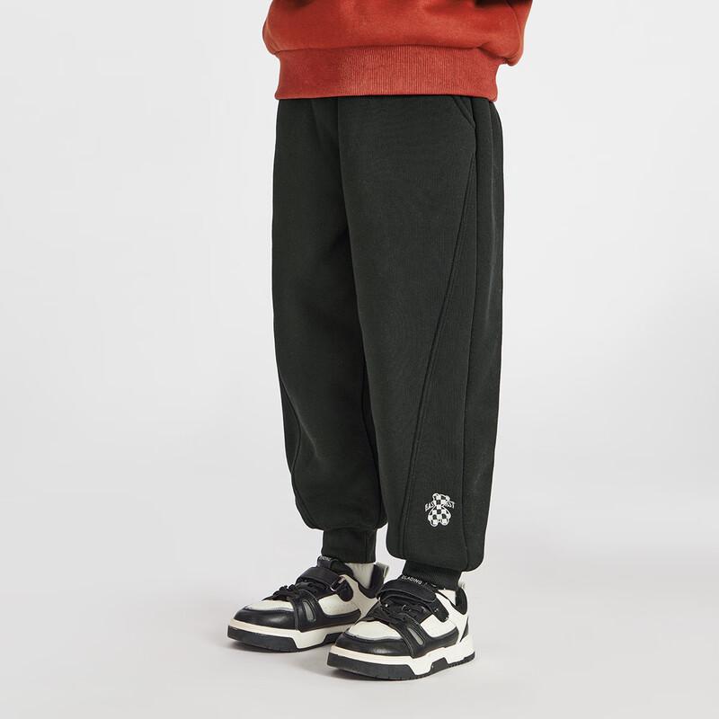 Boy s Winter Fleece-Lined Warm Joggers 110