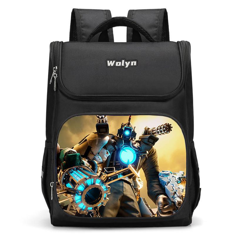 Spacious Oxford Cloth School Backpack 2024 Trendy Design For Kids And Preschoolers