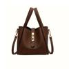 High-value daily multifunctial handbag autumn and winter retro fashi trend simple solid color crossbody bag