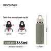 REVOMAX Threadless Insulated Stainless Steel Water Cup 365ML - Ideal for Hot or Cold Drink Outdoors