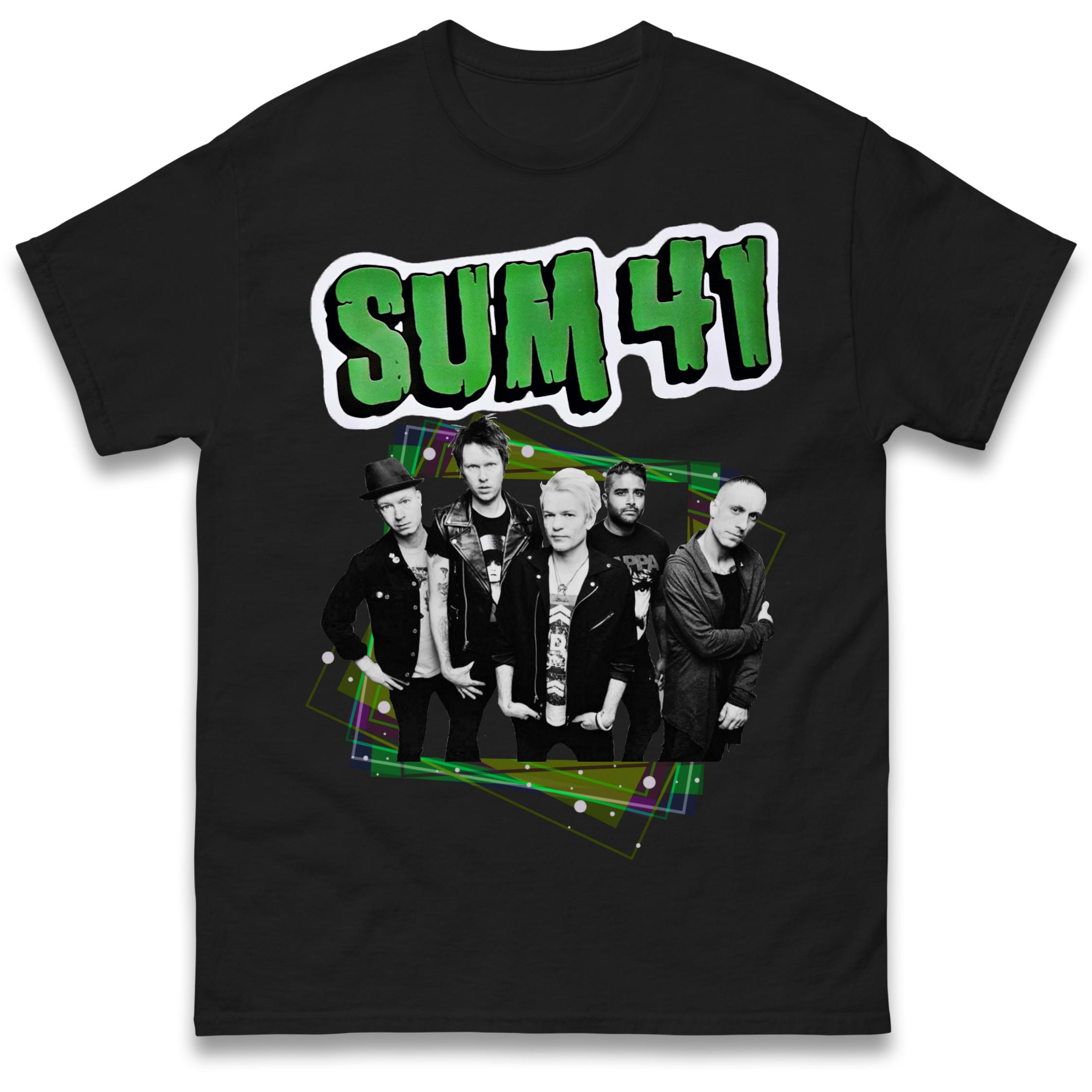 Sum 41 T-Shirt Tshirt Mens Womens Tops Unisex Tees 100% Cotton M