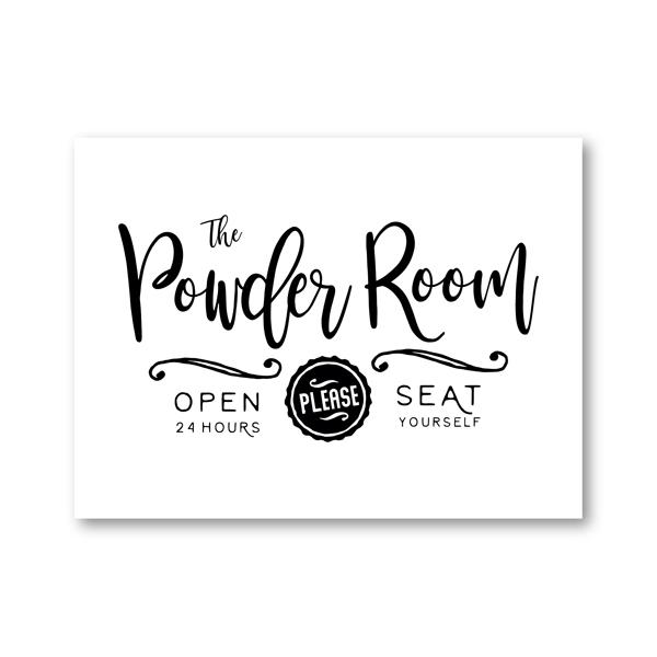 

Современная ванная комната Знак Печать Холст Картина Плакаты Порошок Знак Настенные Художественные Картины Для Фермерского Дома Отель Туалет Комната Домашний Декор 21X30cm No Frame