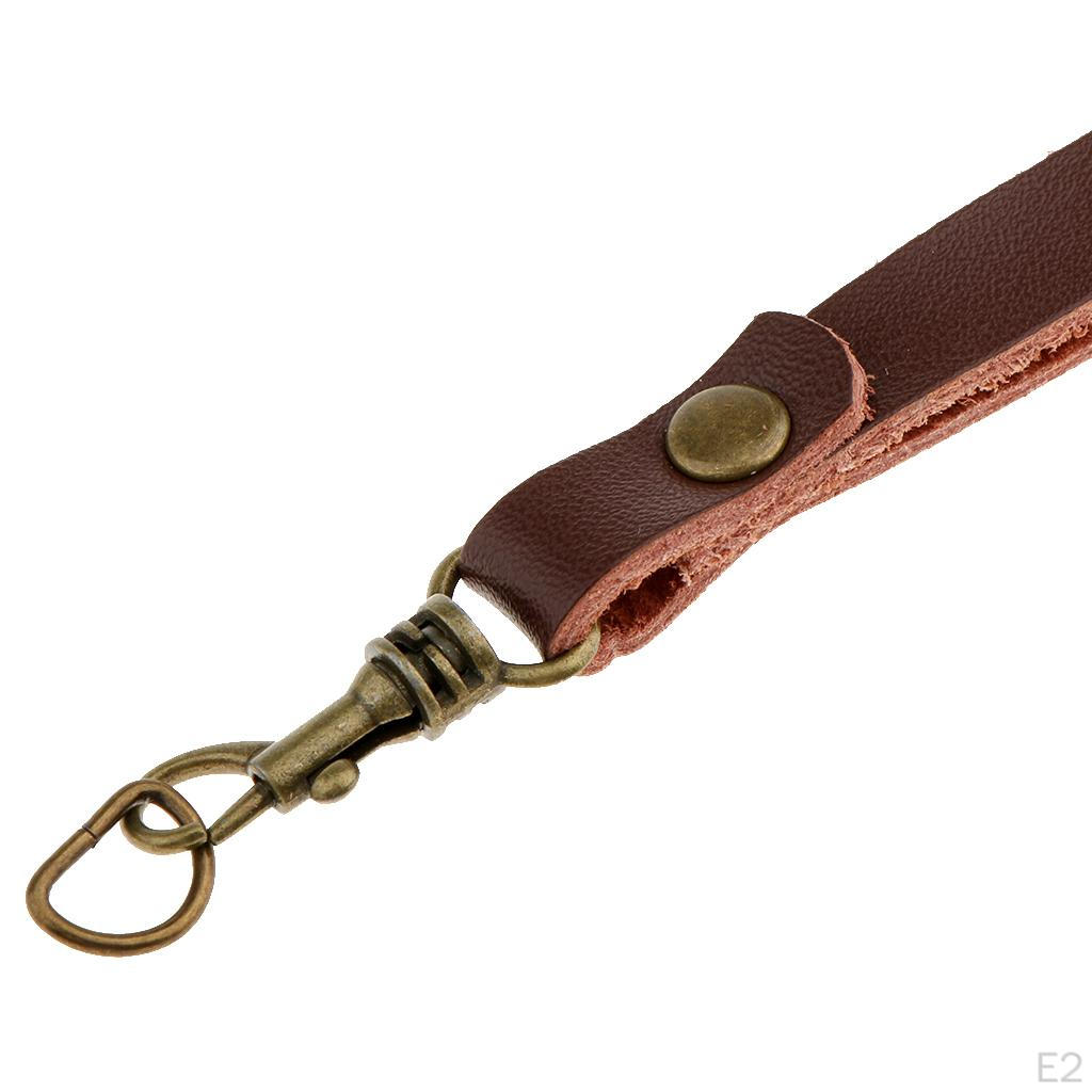 Leather Wristlet Wrist Bag Strap Replacement For Clutch Purse Handbag Wallet DIY Hardware