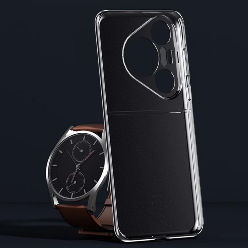 For Huawei Pura 70 Cell Phone Case PU Leather Shock Absorbing Cover