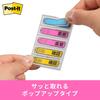Post-it Film Sticky Notes Blue Pink Yellow 44 X 12mm 5 Pack 684P-IC-5P
