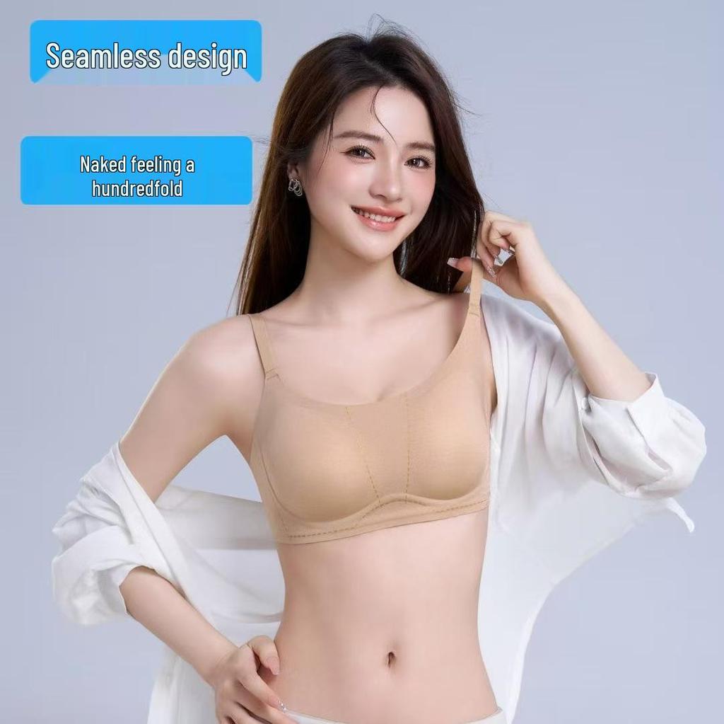 Seamless Push-Up Bra: Invisible, Wireless, Adjustable Support for Petite Figures