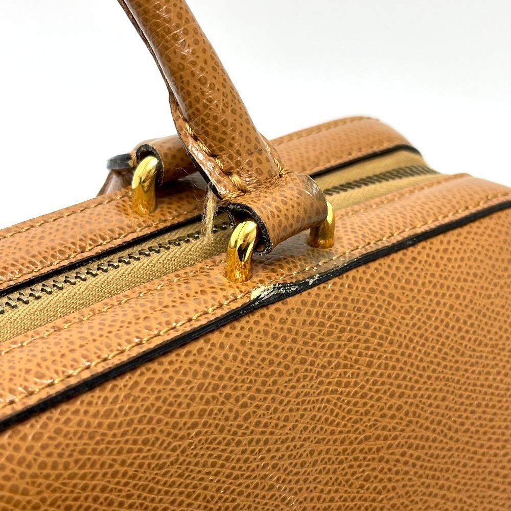Celine 2WAY Bag Hand Bag Shoulder Bag Leather Brown/GoldHardware