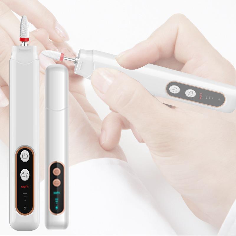 Electric Nail Grinder for Manicure & Pedicure – Portable Pen-Style Cuticle and Thick Nail Remover