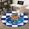 1 Stück runder Teppich Fc Wappen Design Gedruckter Runder Teppich, Teppich für Home Office, Runder Stuhlteppich, Dekorativer Teppich Fan Geschenke Weihnachtsgeschenk