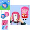 Adorable Peppa Pig Cute Piggy Plush Handbag Perfect For Girls' Daily Accessories