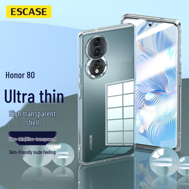 ESCASE Transparent Full Protection Phone Case for Honor