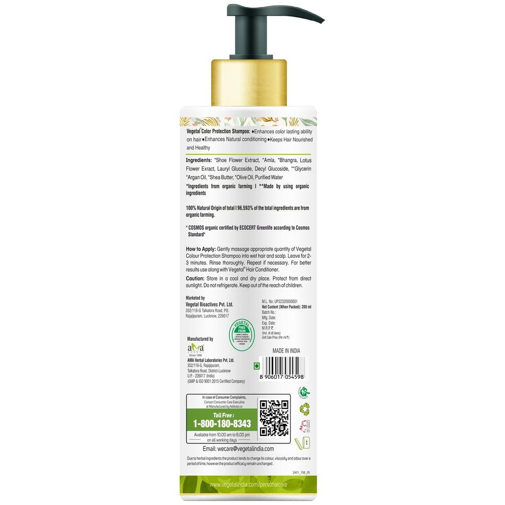 Vegetal Color Protection Shampoo 200ml.