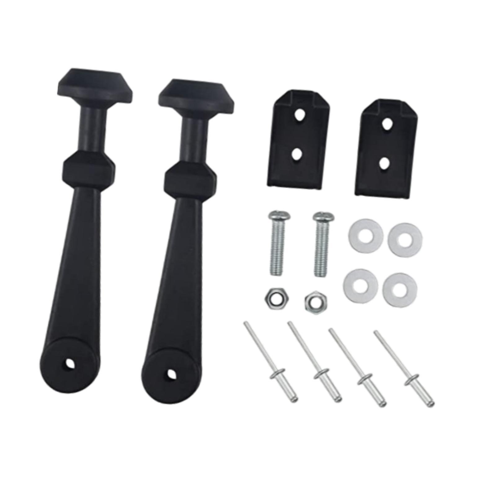 

Outdoor Sports Hood Strap Panel Latch Kit High Performance Metal Repair Replacement for Snowmobile 622304 чёрный