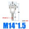Thin Cylinder SDA/ACQ/CQ2B Pneumatic Accessories Y-shaped Connector External Thread Connector