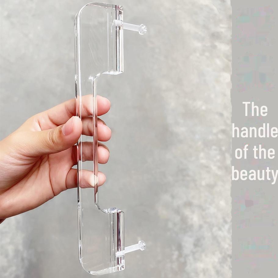 180mm Transparent Acrylic Crystal Cabinet Handle for Doors and Drawers