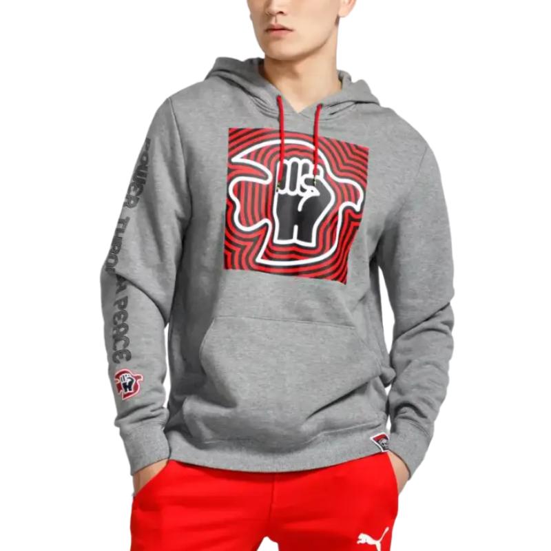 Puma Sporty Warm Fleece Hooded Sweatshirt Men tops 578452-01 XS