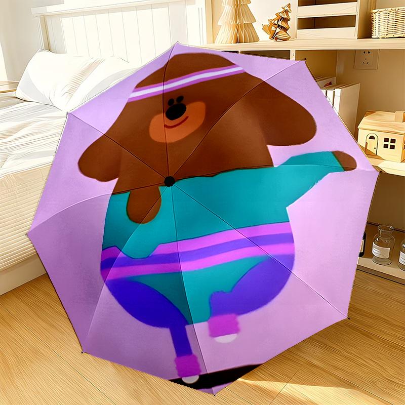 Bee's Rainbow Adventure Umbrella 8-Frame for Travel, camping, Casual Lightweight Portable Umbrella, Essential for every family Holidays Gift