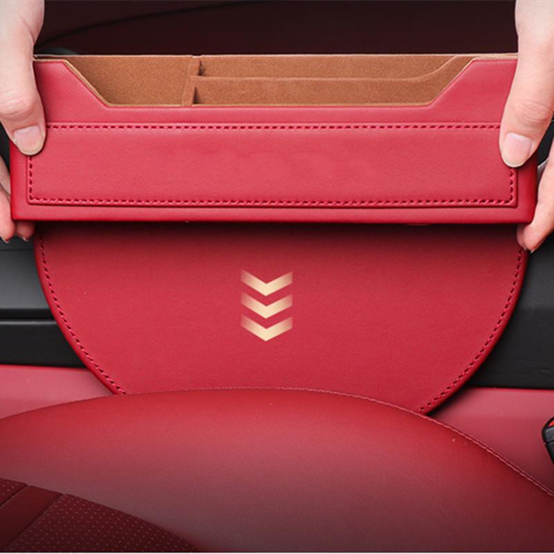 Car Seat Gap Storage Box Bag Organizer Case Slit filler Holder For Porsche Macan Cayenne Panamera 718 911 Interior Accessories