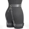 Women Sexy Leg Harness Pu Leather Lingerie Bdsm Bondage Wear Thigh Garter Belt  Straps Gothic Fetish Clothing Exotic Accessorie
