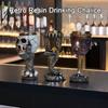 Unique Home Decor Gifts Horrible Resin Stainless Steel Skull Goblet, Retro Skeletal Wine Gothic Cup Cocktail Glasses, Vintage Whiskey for Halloween