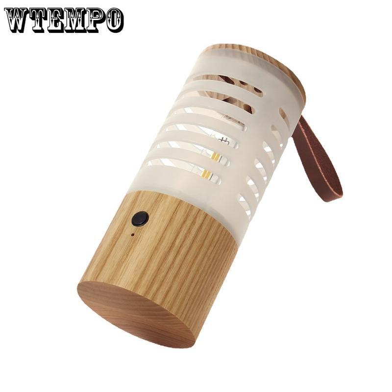 

Креативные уличные фонари для кемпинга, вольфрамовая нить накаливания, теплый свет, ручная лампа, подвесная атмосферная лампа, небольшой ночник с белой вощеной деревянной столешницей