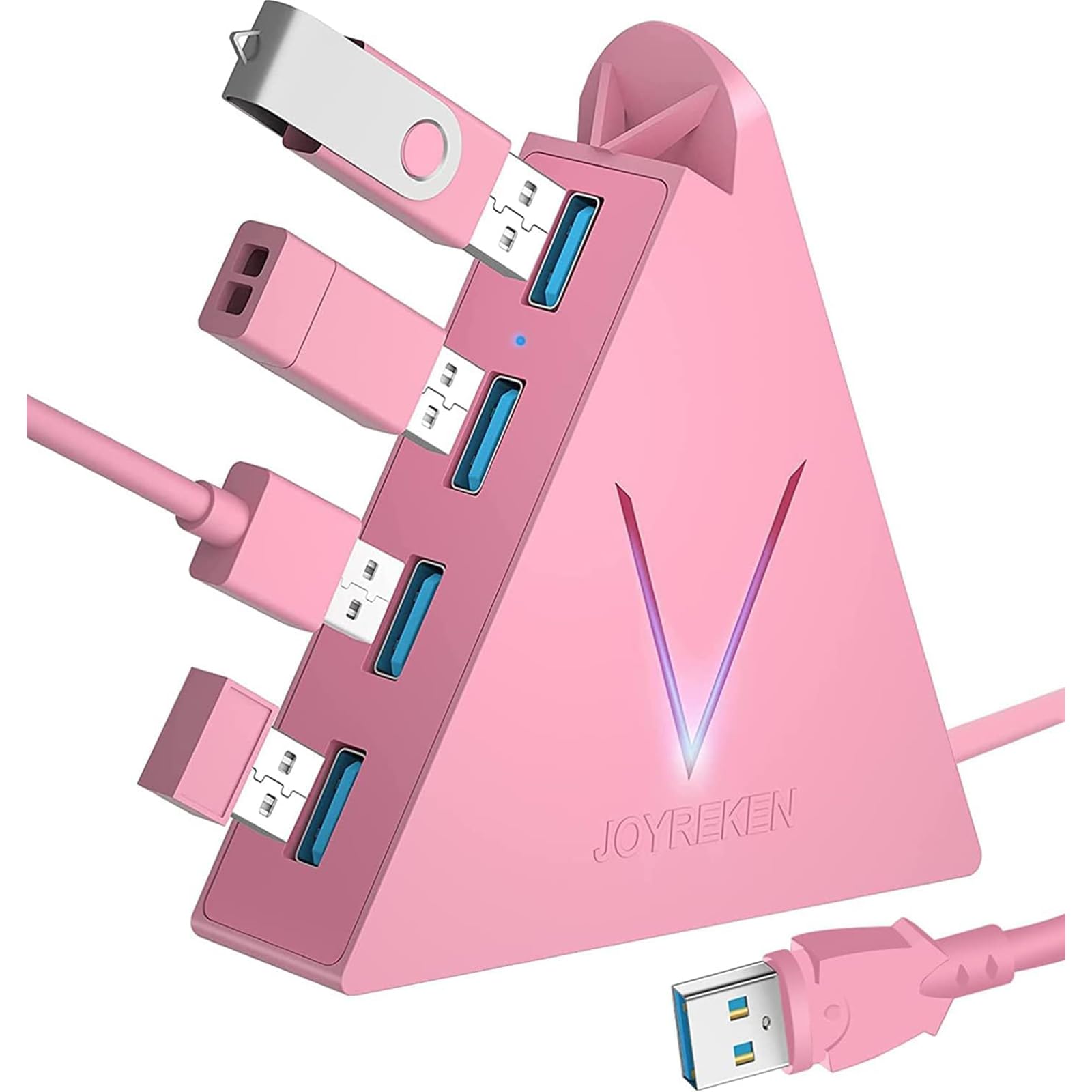 

JoyReken FlyingVHUB USB Data Hub 4-Port 3.0 (Pink) рожевий