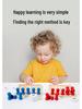 Montessori Arithmetic Board: Early Education Toy for Ages 0-3, Number and Math Skill Development