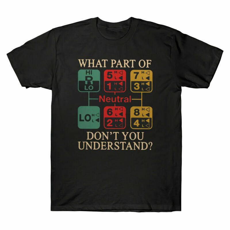 What Part of Neutral Don’t You Understand Funny Novelty Men s T-Shirt Cotton Tee Unisex T-Shirt L