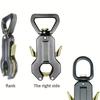 Metal Clip with Golden Finish , Quick Release, Rust Resistant, Frog Design for Camping, Hiking , Outdoor Adventures , Black, Camping Accessories, Gear