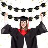 Graduation Grad Caps Banner Graduation Decorations Class Party Supply