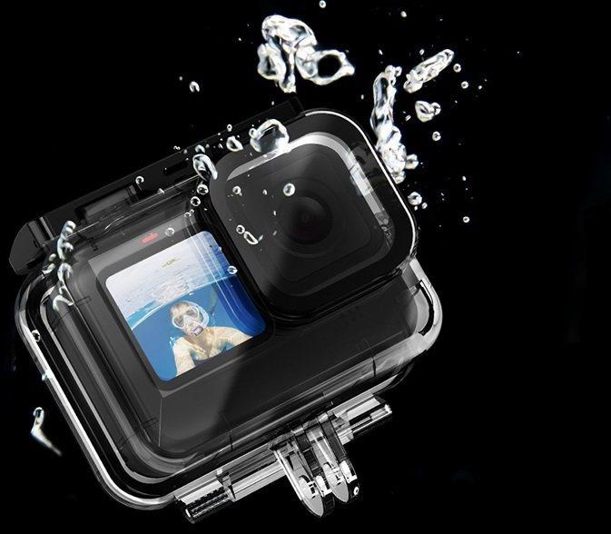 Case for GoPro Hero 9, Waterproofcase, Clear