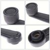 Durable Plastic Car Window Handle - Easy Installation Front Mount, Compatible with Most Vehicles, Unfinished Surface, Manual Window Regulators