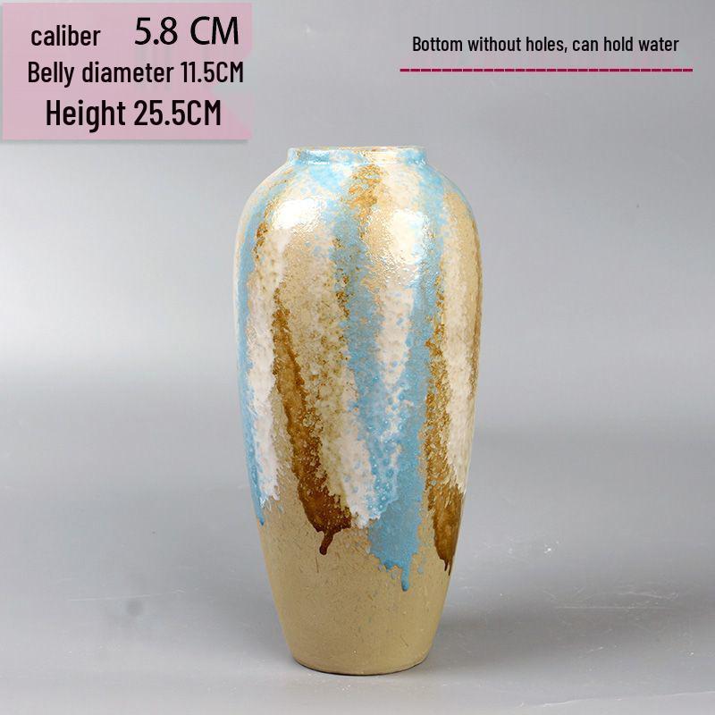 Retro čínská keramická váza: Dekorativní váza na květiny nebo pro hydroponii