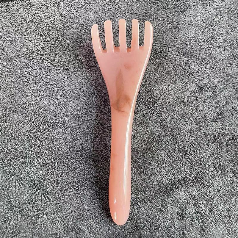 Five-Claw Gua Sha Resin Massage Comb for Face and Meridian Therapy
