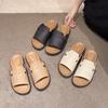 One-word Slippers New Fashionable and Simple One-word with Summer Cool Slippers Comfortable and Versatile Women's Models