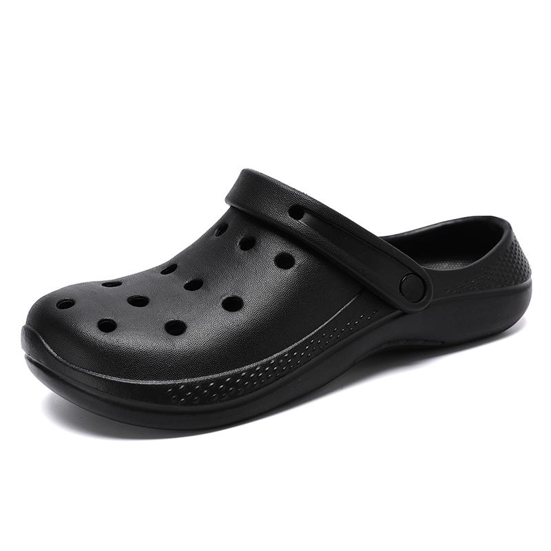 New Dongdong Shoes and Slippers New Women's Summer Indoor Home Cute Anti Slip Home External Wearing Baotou Slippers for Men