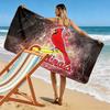 St.Louis Cardinals Print Beach Towel, Large Soft Quick Dry Towel for Beach Camping Swimming