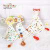 HappyMonkey Baby Teether Bib and Soothing Towel | No-Shed, Printed Design