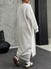 Women's Winter Warm Lazy Style Slimming Long Sleeve Knee-Length Sweatshirt Dress: Casual & Versatile.