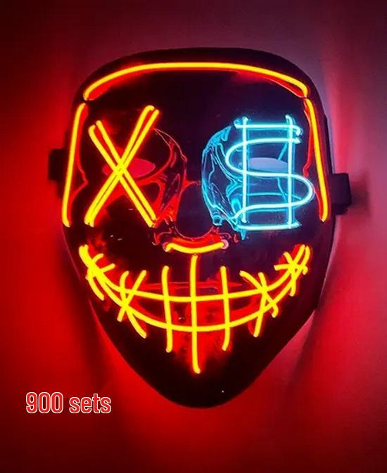 EL Luminous Funny Halloween Mask - Hot Selling Style