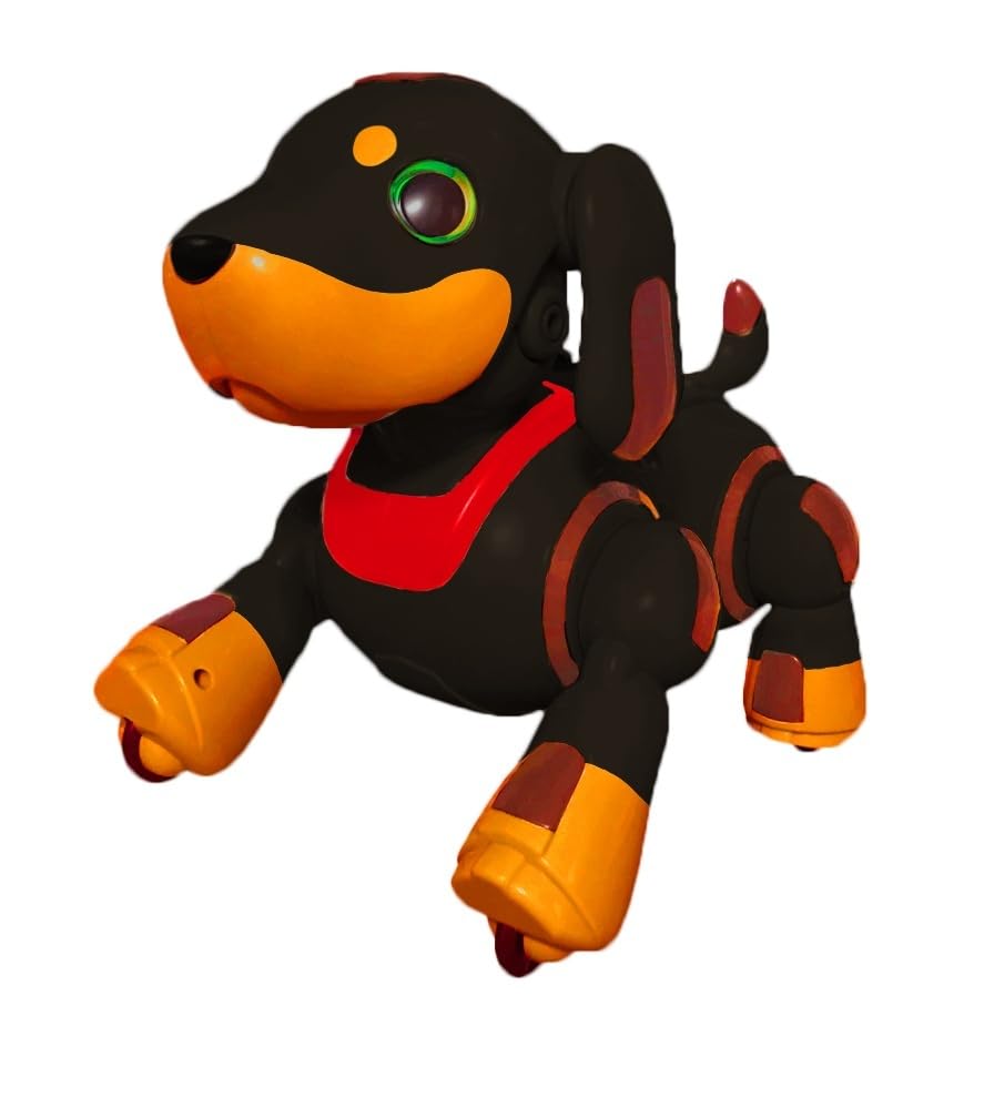 

TKSK Robopuppy Friendly Baron Remote Control Toy with Infrared Battery Ages 6 and W280 x H238 x Controller, Operated, Up, D160mm, TK-155
