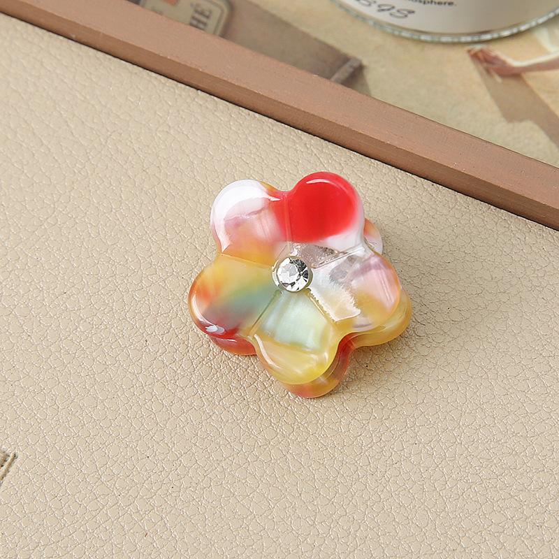Mini Flower Floral Acetic Acid Small Grab Clip Fashion Hairpin High Sense Princess Head Cute Versatile Hair Accessories