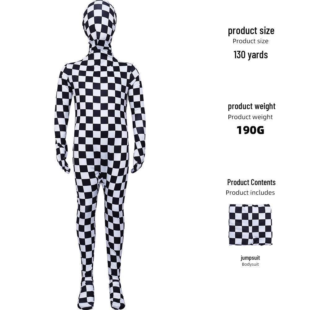 

3D Printed Full Coverage Boys’ Role-Playing Jumpsuit 110 cm