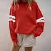 Ladies' Fashionable Solid Color Long Sleeved Sweatshirt