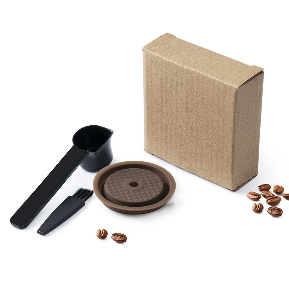 

For Vertuo Next Reusable Coffee Capsule Lid Compatible With Original Vertuoline Coffee Pods Food Grade Silicone Cap with Spoon