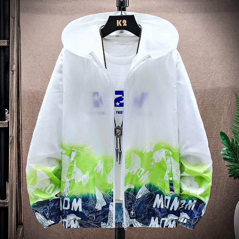 Men's 2024 Ice-Cool Lightweight Hooded Jacket - Summer Sun Protection, Trendy Outdoor Casual Wear