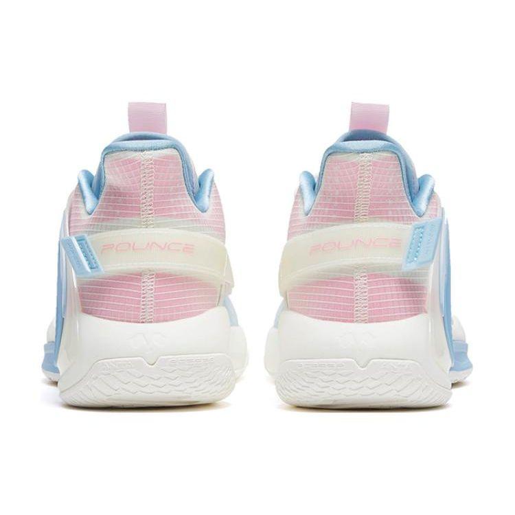 Anta Jump 2.0 GH Stoßdämpfung Rutschfest Abriebfest Low-Top Basketballschuhe Herren Sneaker Blau Weiß 112311602-3