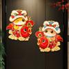 Chinese Style Snake Year Door Stickers Cute Spring Couplet Ornament  Spring Festival