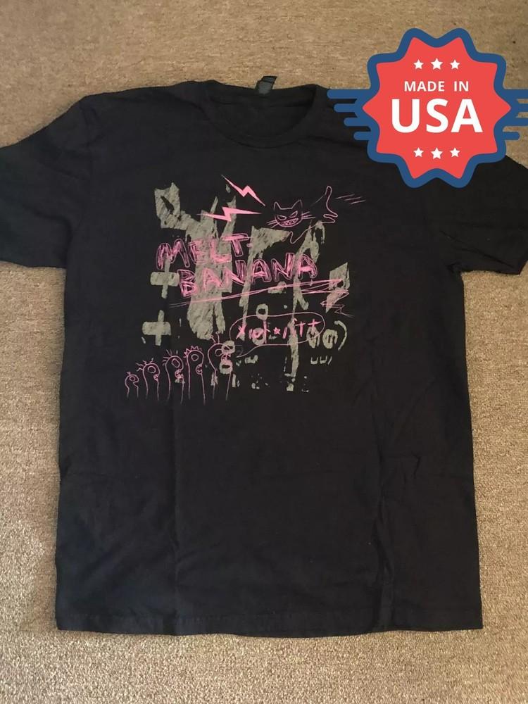 

Vintage MELT BANANA 2022 Tour Unisex T Shirt Full Size S5XL ZL505 Unisex T-Shirt XXXL